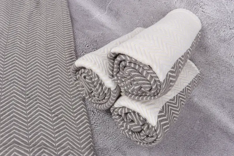 Personalized Turkish Towel, Best Friend Wedding Gift, Birthday Gift, Spa Towel, Bachelorette Gifts, Home Decor Gifts, 70x40 Cotton Zig zag Towel - 8