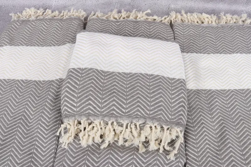 Personalized Turkish Towel, Best Friend Wedding Gift, Birthday Gift, Spa Towel, Bachelorette Gifts, Home Decor Gifts, 70x40 Cotton Zig zag Towel - 4