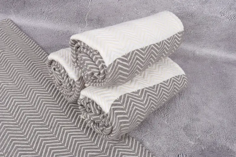 Personalized Turkish Towel, Best Friend Wedding Gift, Birthday Gift, Spa Towel, Bachelorette Gifts, Home Decor Gifts, 70x40 Cotton Zig zag Towel - 7