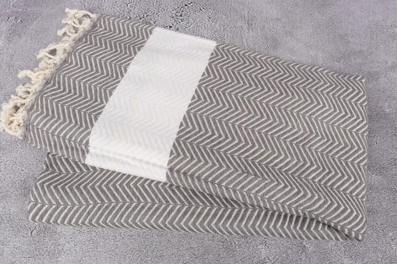 Personalized Turkish Towel, Best Friend Wedding Gift, Birthday Gift, Spa Towel, Bachelorette Gifts, Home Decor Gifts, 70x40 Cotton Zig zag Towel - 6