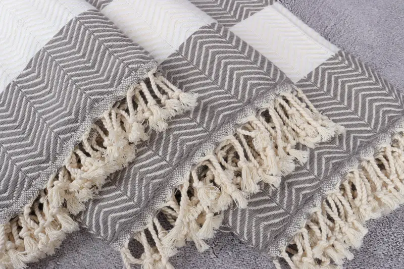 Personalized Turkish Towel, Best Friend Wedding Gift, Birthday Gift, Spa Towel, Bachelorette Gifts, Home Decor Gifts, 70x40 Cotton Zig zag Towel - 5