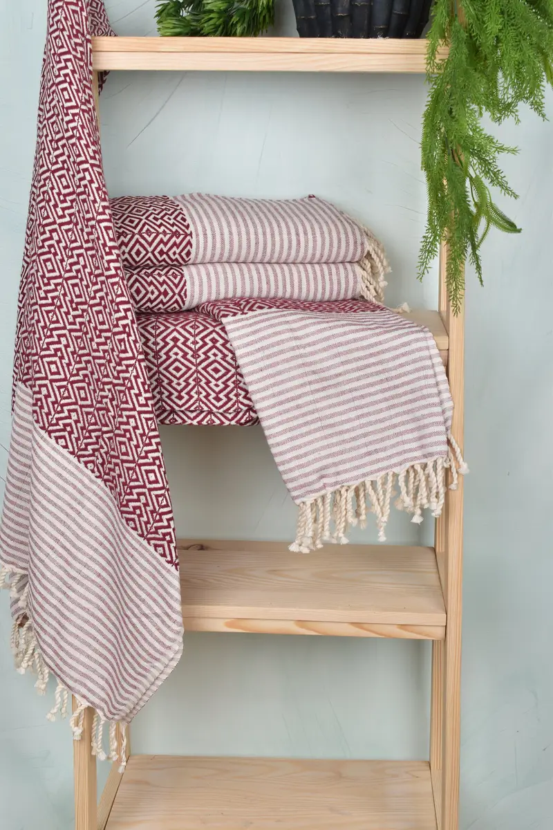 Turkish Towel Bulk, 76x38 Cotton Diamond Towel, Boyfriend Christmas Gift, Monogram Beach Towel, Monogrammed Beach Towel, Large Turkish Towel - 6