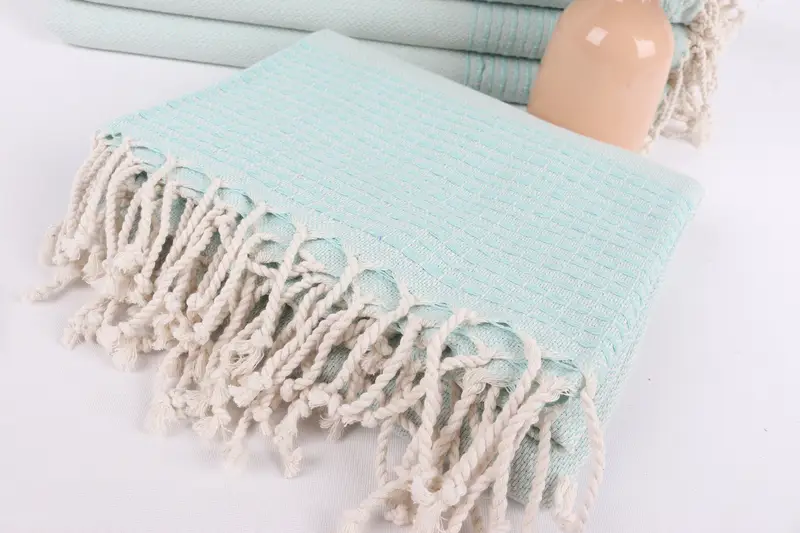 Bridesmaid Favors, Turkish hand towel, Soft towel, Spa Towel, 70x36 Cotton Striped Towel, Handwoven organic Turkish towel for spa, Hammam towel - 5