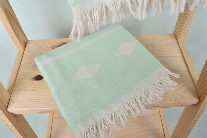 Custom Turkish Towel, 70x40 Cotton Geometric Towel, Spa Gift, Turkish hand towel, Personalized Gifts, Bachelorette Party Gifts Bridesmaids - 6