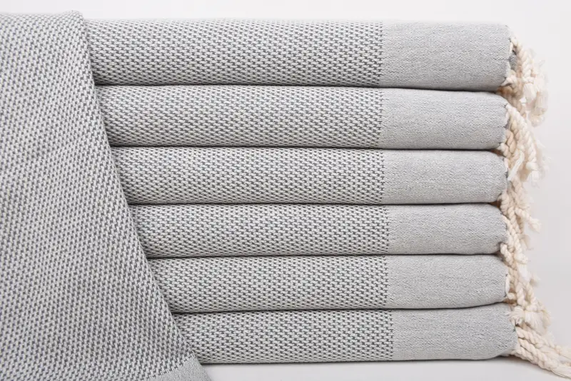 Personalized Gift, Organic Tea Towel, Monogram Kitchen Towel, Best Friend Christmas Gift, 44x24 Cotton Polka Dot Towel, Personalized Dish Towel - 1