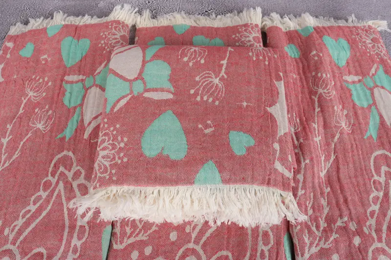 70x40 Cotton Christmas Design, Baby Boy Gift, Turkish Towel USA, Pool Towels, Wedding Towel, Personalized Towel, Organic towel, Deer Pattern Towel - 5