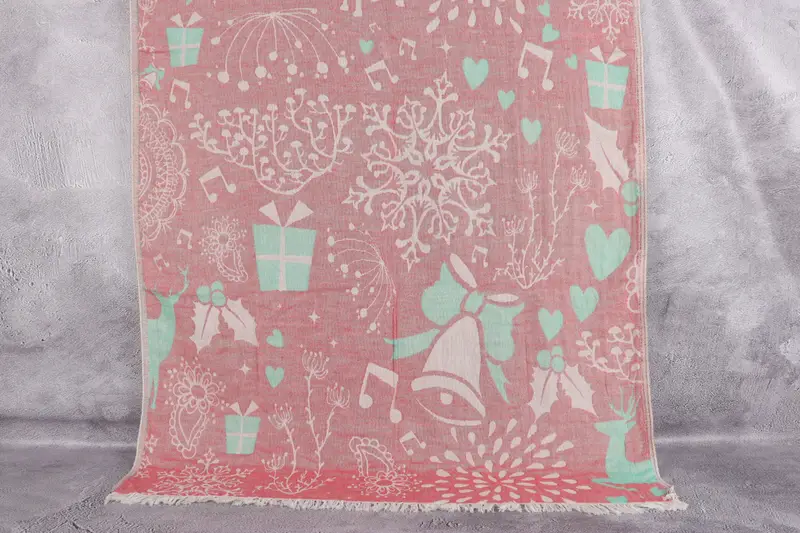 70x40 Cotton Christmas Design, Baby Boy Gift, Turkish Towel USA, Pool Towels, Wedding Towel, Personalized Towel, Organic towel, Deer Pattern Towel - 1