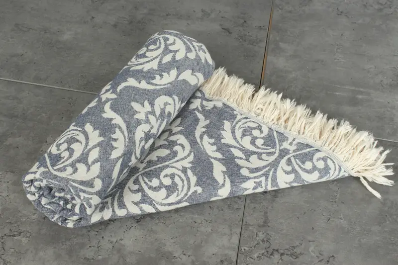 Peshtemal Towel, Bridesmaid Gifts, Travel Towel, Large Turkish Towel, 68x36 Cotton Baroque Towel, Custom Name Towel, Bachelorette Party Favors Beach - 8