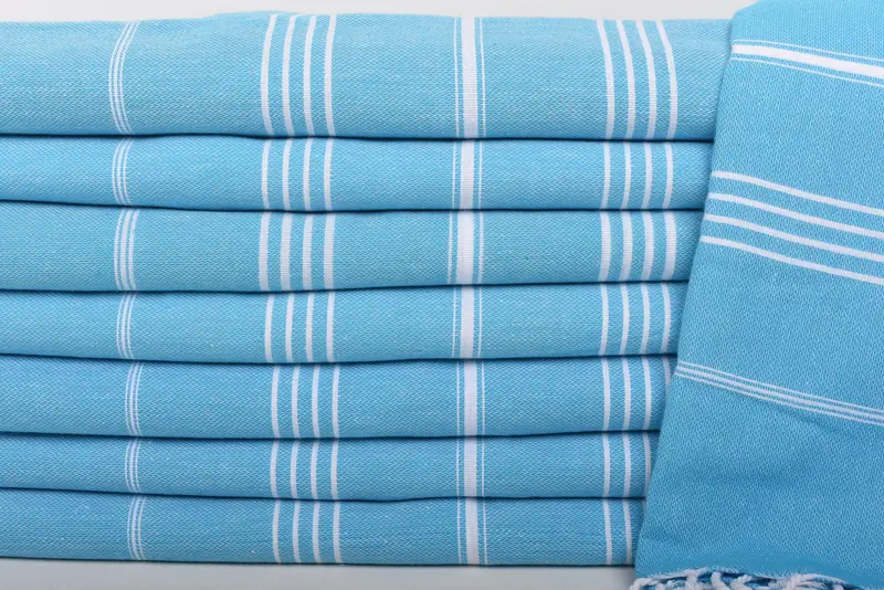 Turkish Blanket, Decorative Blanket, 88x60 Cotton Striped Towel, Customized Turkish Blanket, Bachelorette Party Decorations, Custom Wedding Gifts - 2