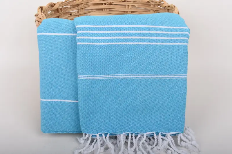 Turkish Blanket, Decorative Blanket, 88x60 Cotton Striped Towel, Customized Turkish Blanket, Bachelorette Party Decorations, Custom Wedding Gifts - 5