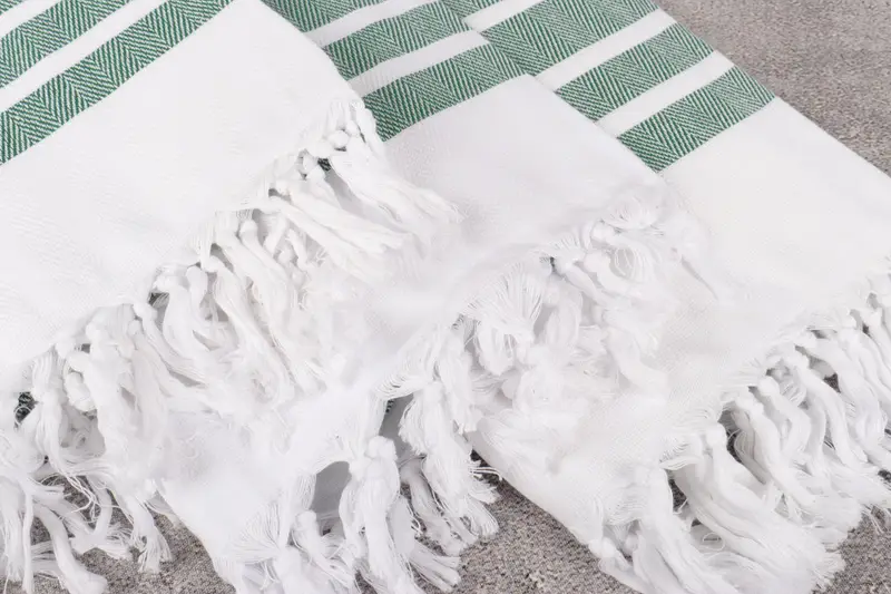 Turkish bath towel, Unique Wedding Gift, 70x40 Cotton Herringbone Towel, Bathroom Towel, Spa Towel, Travel towel, Absorbent towel, Peshtemal Towel - 5
