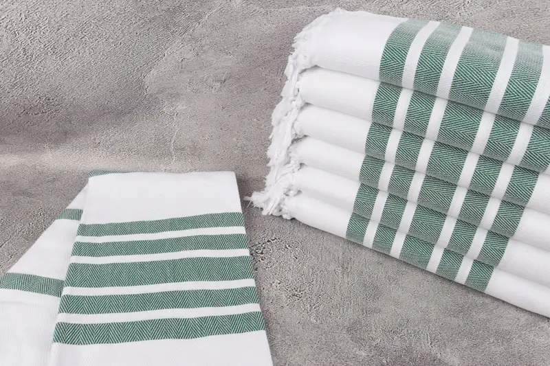 Turkish bath towel, Unique Wedding Gift, 70x40 Cotton Herringbone Towel, Bathroom Towel, Spa Towel, Travel towel, Absorbent towel, Peshtemal Towel - 2