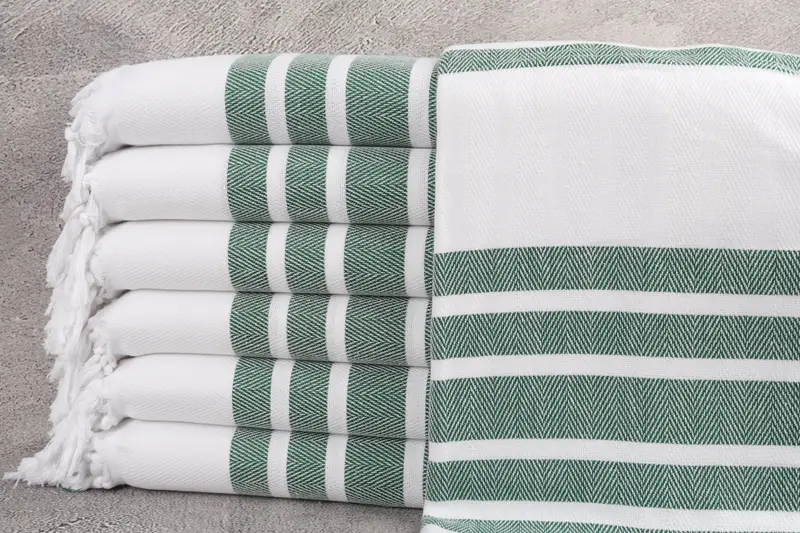 Turkish bath towel, Unique Wedding Gift, 70x40 Cotton Herringbone Towel, Bathroom Towel, Spa Towel, Travel towel, Absorbent towel, Peshtemal Towel - 1