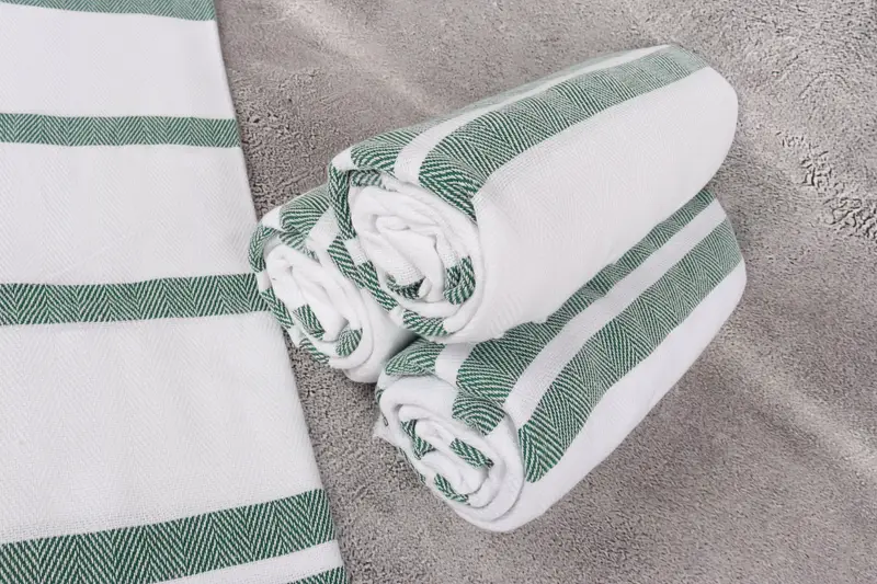 Turkish bath towel, Unique Wedding Gift, 70x40 Cotton Herringbone Towel, Bathroom Towel, Spa Towel, Travel towel, Absorbent towel, Peshtemal Towel - 8