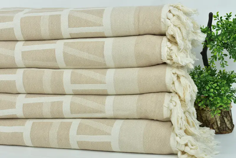 Custom Wedding Gift From Bridesmaid, Beach Towel Bulk, 70x34 Cotton Patterned Towel, Luxury towel, Personalized Gift For Him, Absorbent towel - 4