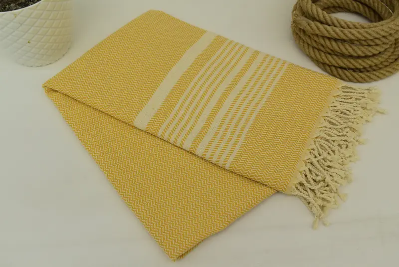 70x40 Cotton Striped Towel, Fouta towel, Sand-free towel, Beach Theme Bachelorette Party Gifts, Kids Beach Towel, Soft towel, Bridesmaid Favors - 3