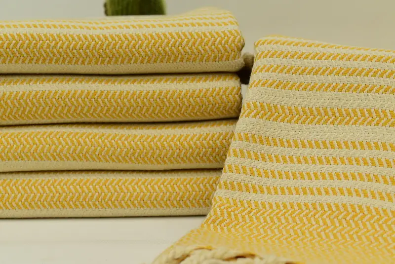 70x40 Cotton Striped Towel, Fouta towel, Sand-free towel, Beach Theme Bachelorette Party Gifts, Kids Beach Towel, Soft towel, Bridesmaid Favors - 2