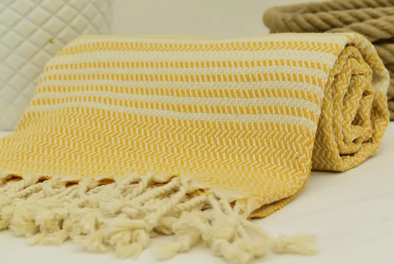 70x40 Cotton Striped Towel, Fouta towel, Sand-free towel, Beach Theme Bachelorette Party Gifts, Kids Beach Towel, Soft towel, Bridesmaid Favors - 6
