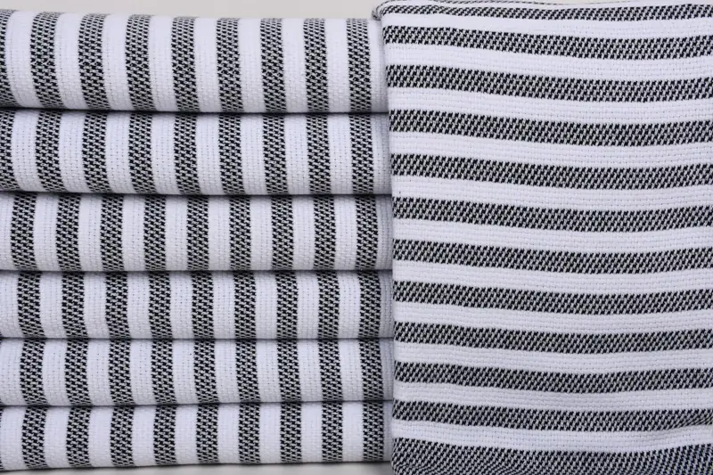 Gift For Bride, Organic Turkish towel, Personalized Wedding Gift, Turkish beach towel, Pool Towels, Organic Cotton Towel, 68x40 Cotton Striped Towel - 1
