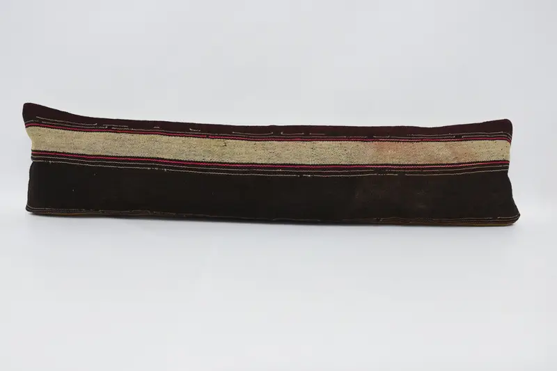 Antique Pillows, Pillow for Sofa, Pillow Cover, Square Throw Cushion, Home Decor Pillow, 12x48 Brown Pillow Cover, Boho Throw Pillow Cover - 1