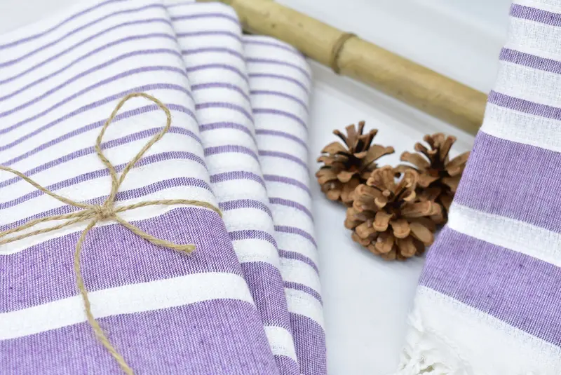 Yoga Towel, Turkish Towel Beach Towel, Personalized Turkish Towel, 70x40 Cotton Striped Towel, Wedding Favors, Bachelorette Party Gift, Peshtemal - 5