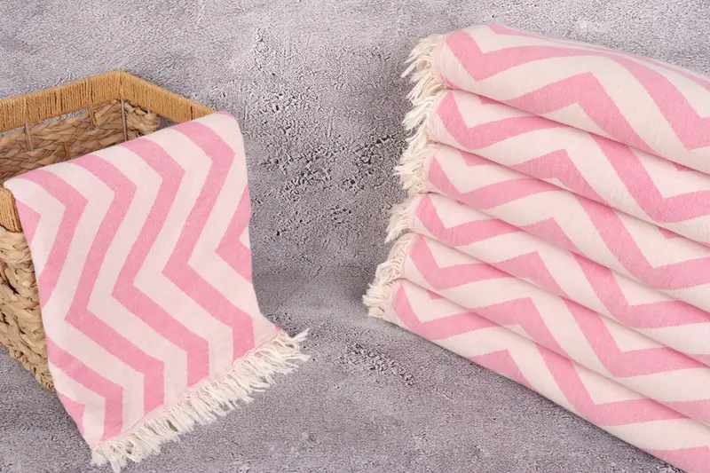 Bridesmaid Gift, Bachelorette Party Gifts Bridesmaids, Custom Towel Beach, Custom Beach Towel, Gift For Boyfriend, 70x40 Cotton Zigzag Design Towel - 3