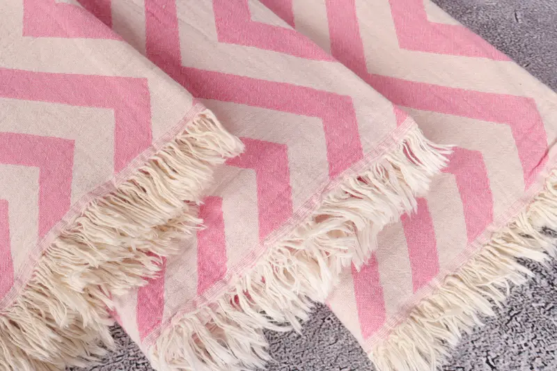 Bridesmaid Gift, Bachelorette Party Gifts Bridesmaids, Custom Towel Beach, Custom Beach Towel, Gift For Boyfriend, 70x40 Cotton Zigzag Design Towel - 5