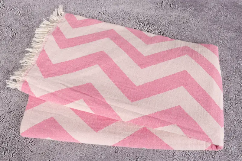 Bridesmaid Gift, Bachelorette Party Gifts Bridesmaids, Custom Towel Beach, Custom Beach Towel, Gift For Boyfriend, 70x40 Cotton Zigzag Design Towel - 6