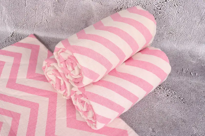 Bridesmaid Gift, Bachelorette Party Gifts Bridesmaids, Custom Towel Beach, Custom Beach Towel, Gift For Boyfriend, 70x40 Cotton Zigzag Design Towel - 7