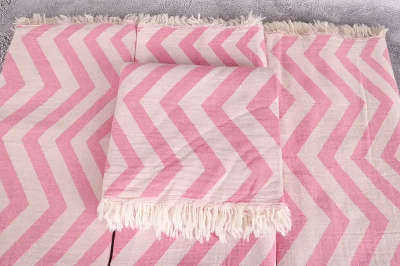Bridesmaid Gift, Bachelorette Party Gifts Bridesmaids, Custom Towel Beach, Custom Beach Towel, Gift For Boyfriend, 70x40 Cotton Zigzag Design Towel - 4