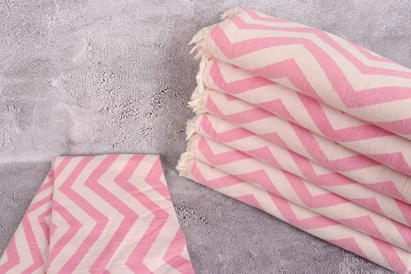 Bridesmaid Gift, Bachelorette Party Gifts Bridesmaids, Custom Towel Beach, Custom Beach Towel, Gift For Boyfriend, 70x40 Cotton Zigzag Design Towel - 2