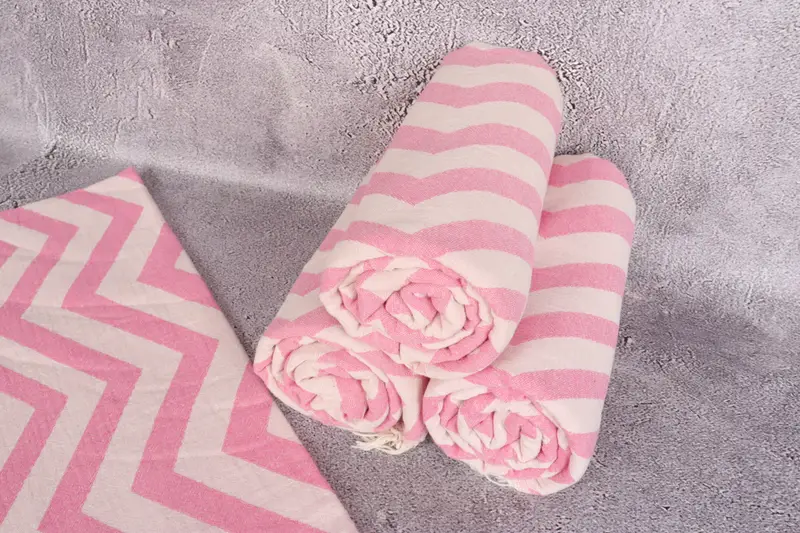 Bridesmaid Gift, Bachelorette Party Gifts Bridesmaids, Custom Towel Beach, Custom Beach Towel, Gift For Boyfriend, 70x40 Cotton Zigzag Design Towel - 8