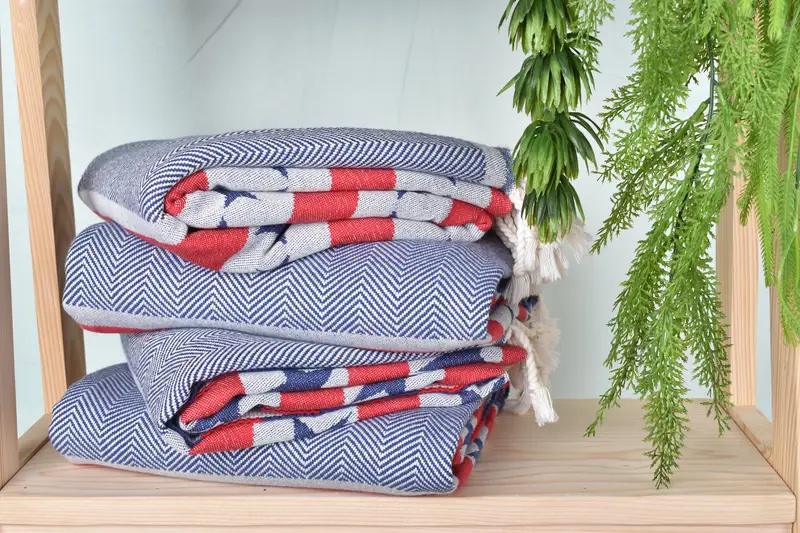 Handmade Gift, Thin and lightweight Turkish peshtemal, Wedding Favors, Yoga Towel, 68x36 Cotton Striped Towel, Lightweight towel, Gift Boxes Towel - 8