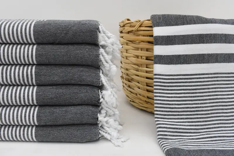 70x40 Cotton Striped Towel, Wedding Hand Made Gift, Luxury towel, Turkish bath towel, Wedding Day Gift For Bride, Absorbent towel, Decorative Towel