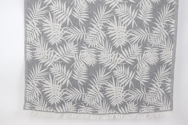 64x40 Cotton Floral Patterned Towel, Monogram Turkish Towel, Wedding Towel, Bridesmaid Proposal Gift, Custom Wedding Gift, Personalized Wedding Gift - 1