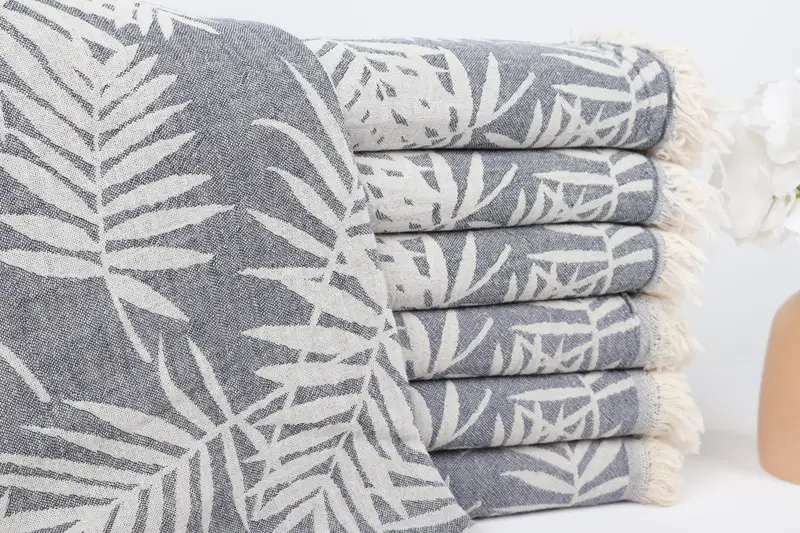 64x40 Cotton Floral Patterned Towel, Monogram Turkish Towel, Wedding Towel, Bridesmaid Proposal Gift, Custom Wedding Gift, Personalized Wedding Gift - 2