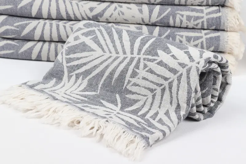 64x40 Cotton Floral Patterned Towel, Monogram Turkish Towel, Wedding Towel, Bridesmaid Proposal Gift, Custom Wedding Gift, Personalized Wedding Gift - 5