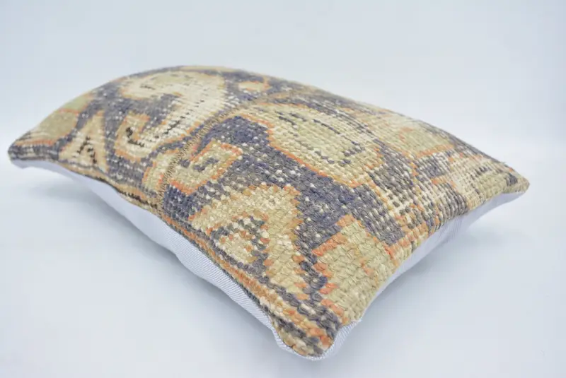 Pillow for Sofa, 12x20 Beige Pillow Cover, Ethnical Kilim Rug Pillow, Pillow for Couch, Designer Throw Cushion Case, Pillow Cover - 6