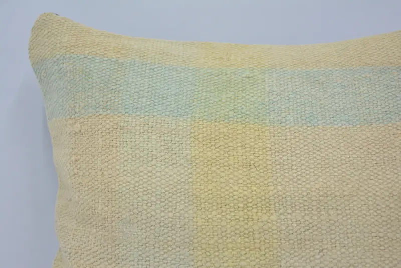 Handmade Embroidered Decorative Pillow, 12x12 Inch Square Pillow - 2