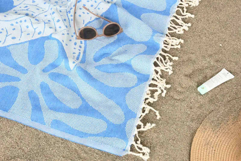 Peshtemal Towel, 70x40 Cotton Whale Design Towel, Valentines Day Gift For Him, Bachelorette Party Decorations, Spa Towel, Wedding Gifts Towel - 7
