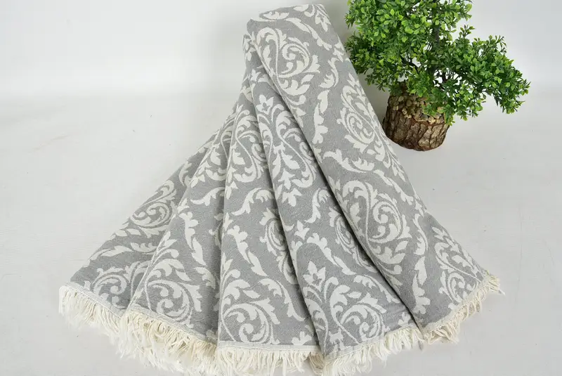 Beach towel, Peshtemal Towel, 68x36 Cotton Baroque Towel, Girls Weekend Getaways Gifts, Boyfriend Christmas Gift, Bulk Order Towel, Bridesmaid Gifts - 4