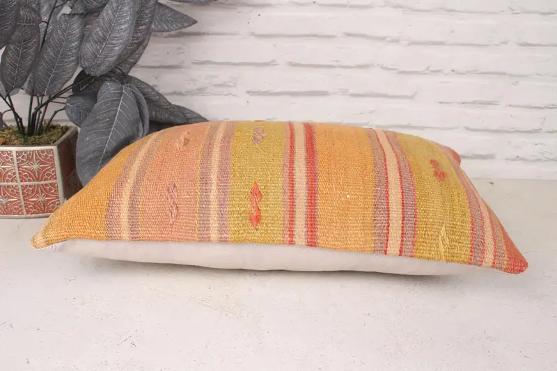 Pillow for Couch, Cushion, 12x20 Green Cushion Case, Designer Throw Cushion Cover, Home Decor Pillow, Boho Pillow Sham Cover, Natural Pillow Case - 5