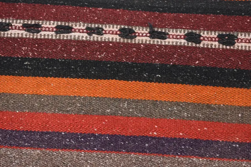 Kilim Cushion Sham, Boho Pillow, Cushion Cover, Boho Pillow Sham Cover, Shabby Chic Pillow, 24x24 Orange Cushion Cover, Seat Cushion - 3