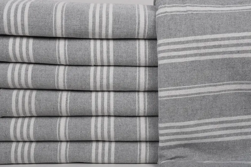 Quick-dry towel, Bridesmaid Gift, 70x40 Cotton Striped Towel, Unique Turkish towel with custom embroidery USA, Handmade Gift, Birthday Gift - 1
