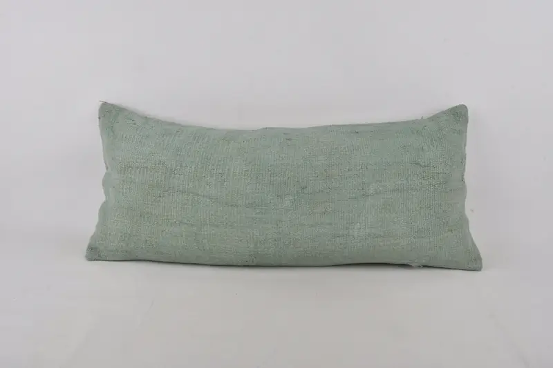 Designer Throw Pillow Case, 16x36 Gray Cushion Case, Turkish Pillow, Floor Pillow Sham, Gift Pillow, Pillow for Couch, Pillow Cover - 1