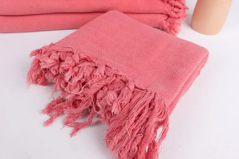 Handmade Gift, Beach Towel Bulk, 64x40 Cotton Herringbone Towel, Home Decor Towel, Spa Towel, Sand-free peshtemal towel for the beach, Organic towel - 5