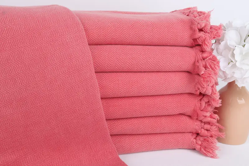 Handmade Gift, Beach Towel Bulk, 64x40 Cotton Herringbone Towel, Home Decor Towel, Spa Towel, Sand-free peshtemal towel for the beach, Organic towel - 1