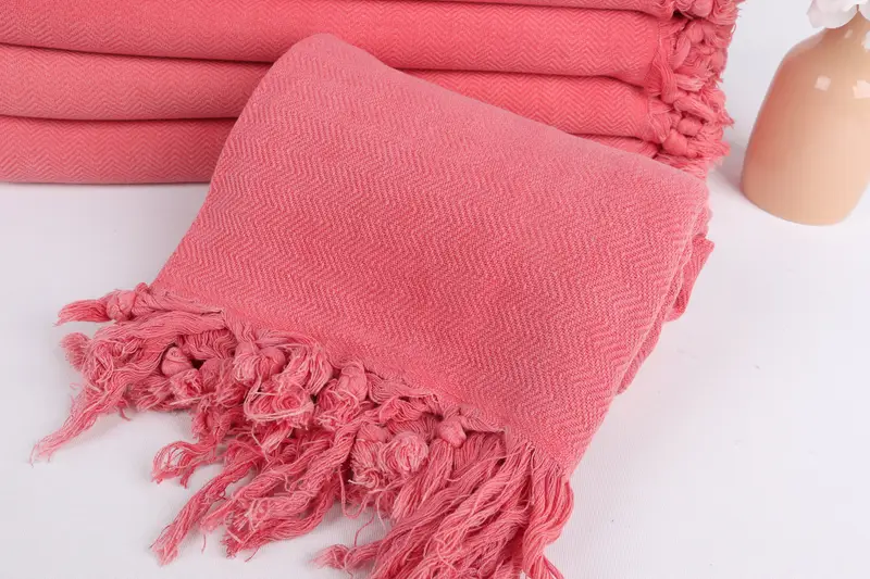 Handmade Gift, Beach Towel Bulk, 64x40 Cotton Herringbone Towel, Home Decor Towel, Spa Towel, Sand-free peshtemal towel for the beach, Organic towel - 4