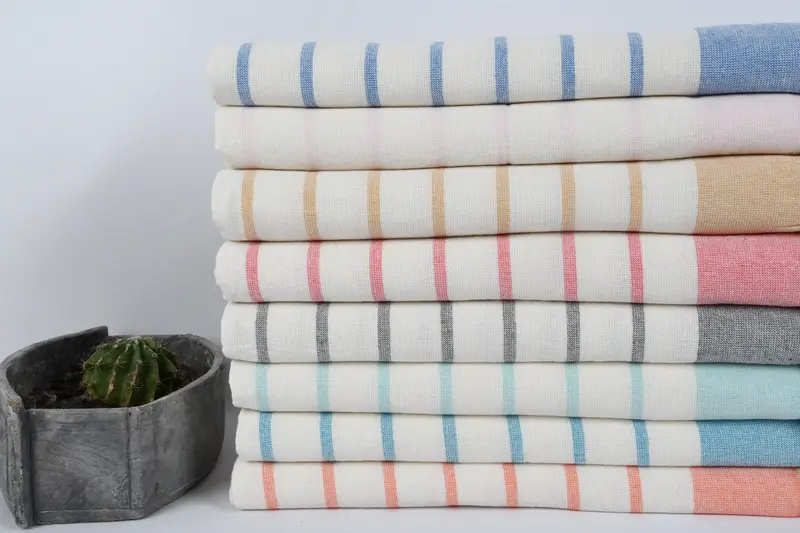 36x18 Cotton Striped Towel, Custom Hand Towel, Personalized Kitchen Towel, Monogram Hand Towel, Wedding Hand Made Gift, Bachelor Party Gifts - 2