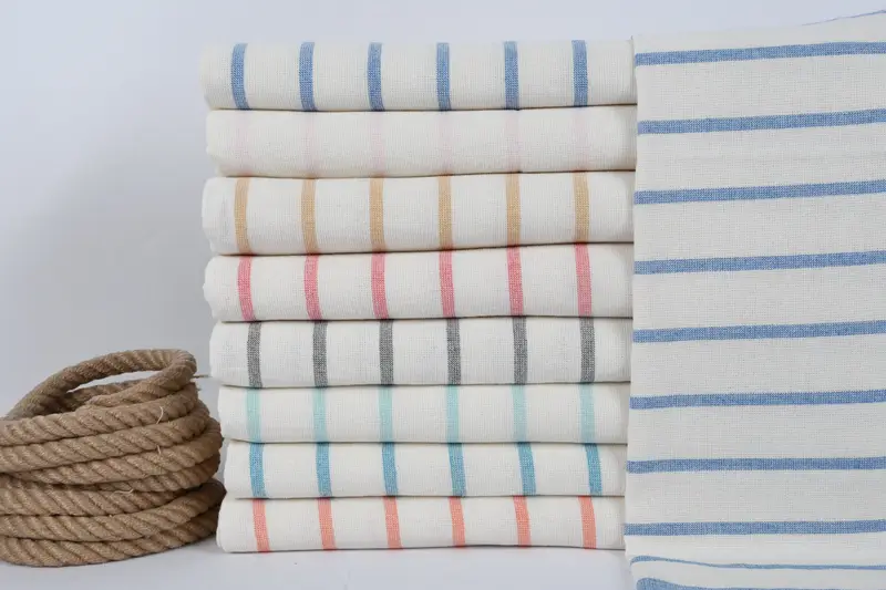 36x18 Cotton Striped Towel, Custom Hand Towel, Personalized Kitchen Towel, Monogram Hand Towel, Wedding Hand Made Gift, Bachelor Party Gifts - 1